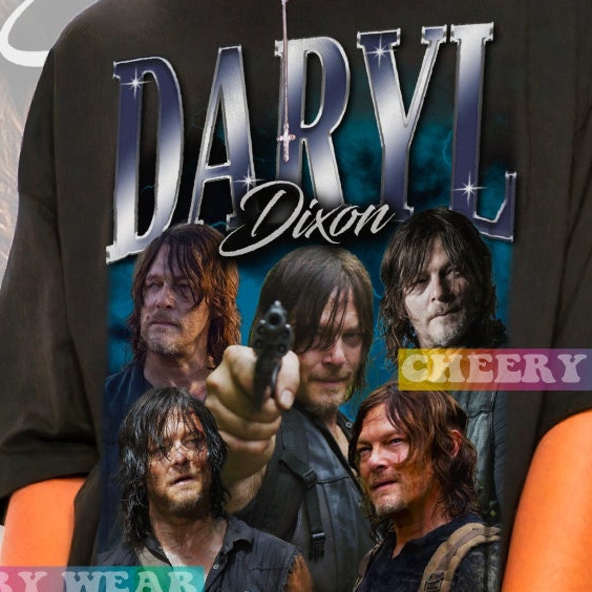 T-shirt The Walking Dead Daryl & Merle Dixon - Toutes Tailles - Neuf Sans étiquette