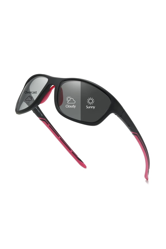 Unisex Day Night Vision Sunglasses Auto Tint Change UV400 for Motorcycle Cycling Night Driving Safety