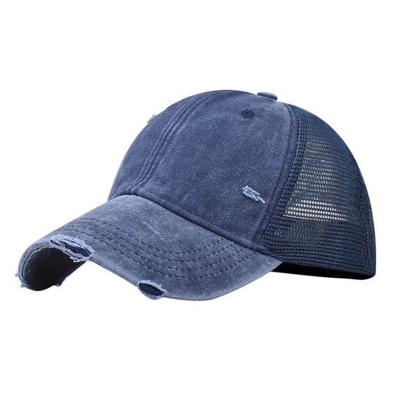 Unisex Denim Baseball Cap - Adjustable Buckle - Sun Protection Hat - for Outdoor Activities & All Seasons