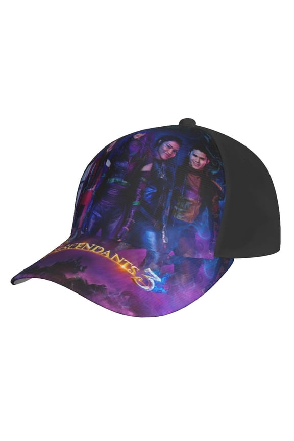 Unisex Descendan-t Baseball Cap Adjustable Trucker Hat for Running Sports Hiking Camping