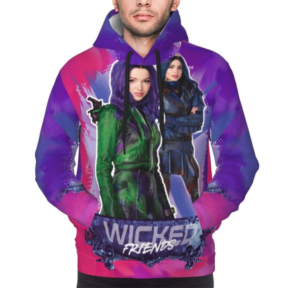 Unisex Descendan-t Pullover Hoodies 3D Print Novelty Sweatshirts Hoodie with Pocket for Men Women