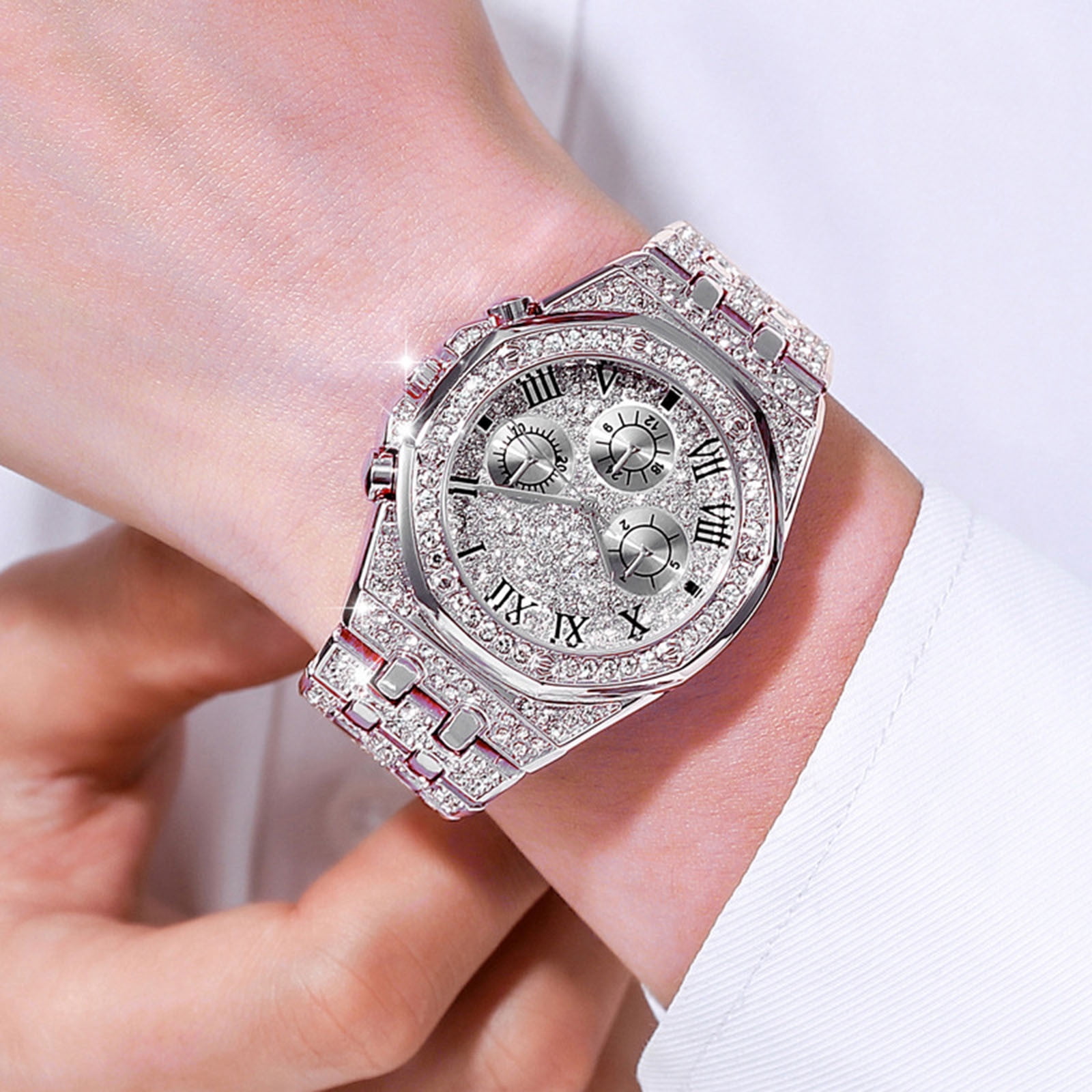 Iced out watch walmart new arrivals
