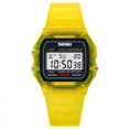 Unisex Digital Sports Watch Classic Transparent Color PU Strap 30M ...