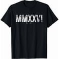 thumbnail image 1 of Unisex Distressed Vintage Roman Numeral MMXXVI Class of 2026 T-Shirt, 1 of 6