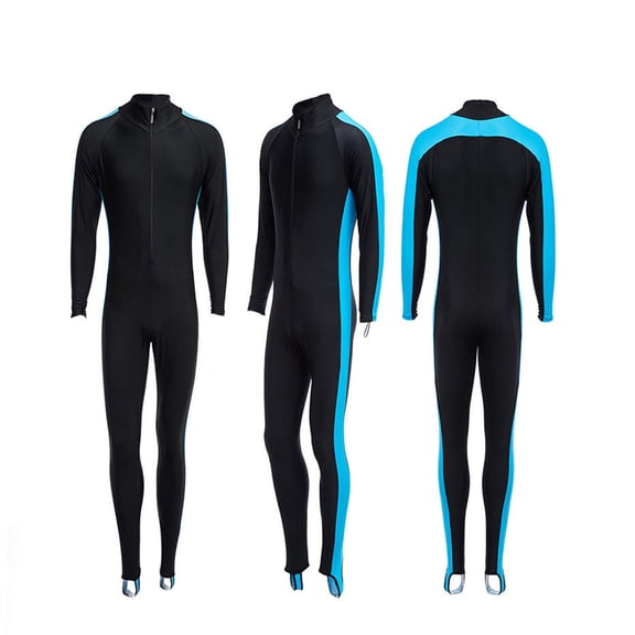 Unisex Diving Wetsuit Lightweight Full Body Swimwear Nylon Long Sleeve Water Sports Suit