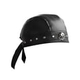 thumbnail image 1 of Unisex Durag Rivet Studded Skull Hat Skull Doo Rag for Autumn Winter Photo Props for Daily Wear Doo Rag, 1 of 9