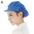 thumbnail image 1 of Unisex Dustproof Breathable Elastic Kitchen Chef Hat, Cleaner Factory Work Cap, 1 of 8