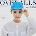 thumbnail image 1 of Unisex Dustproof Breathable Elastic Kitchen Chef Hat Cleaner Factory Work Cap, 1 of 8