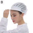 thumbnail image 1 of Unisex Dustproof Breathable Elastic Kitchen Chef Hat Cleaner Factory Work Cap, 1 of 8