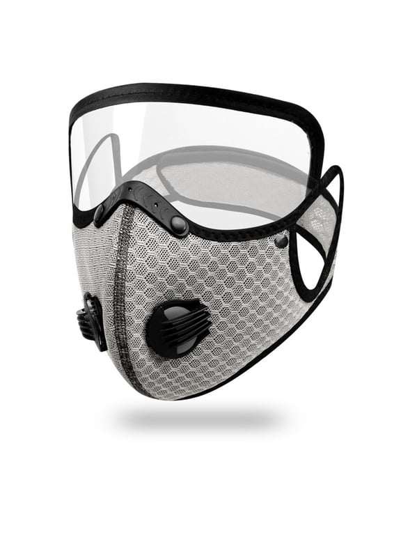 Unisex Dustproof Mouth Mask Breathable Protective Face Shield Reusable Washable Fabric Cover for Outdoor Activities Running Cycling Hiking for Men and Women