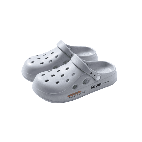 Unisex EVA Closed-Toe Clog Slippers, Waterproof Non-Slip Sandals for Men and Women, Lightweight Breathable Garden Shoes with Anti-Skid Sole, Durable Indoor Outdoor Wear