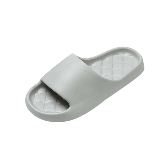Unisex EVA Slides Gray - Waterproof Non-Slip House Slippers & Pool Slides, Comfortable Lightweight Sandals for Men and Women, Indoor Outdoor,Size 40