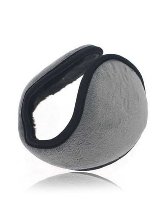 Unisex Ear Warmer Adjustable Behind The Head Ultra Soft Ear Muff Gray