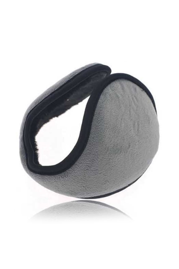 Unisex Ear Warmer Adjustable Behind The Head Ultra Soft Ear Muff Gray