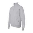 thumbnail image 1 of Unisex Eco Fleece 1/4 Zip, Light Steel - S, 1 of 3