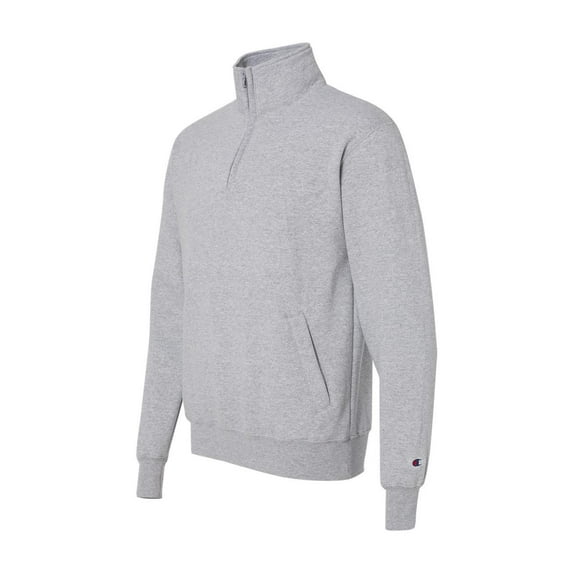Unisex Eco Fleece 1/4 Zip, Light Steel - S