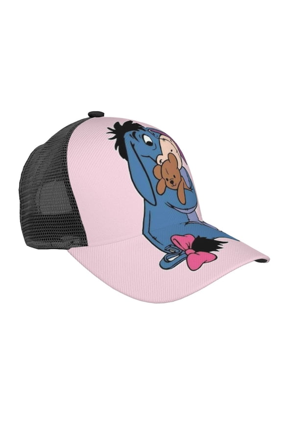 Unisex Ee-Yore Baseball Cap Adjustable Trucker Mesh Hat For Running Sports Hiking Camping