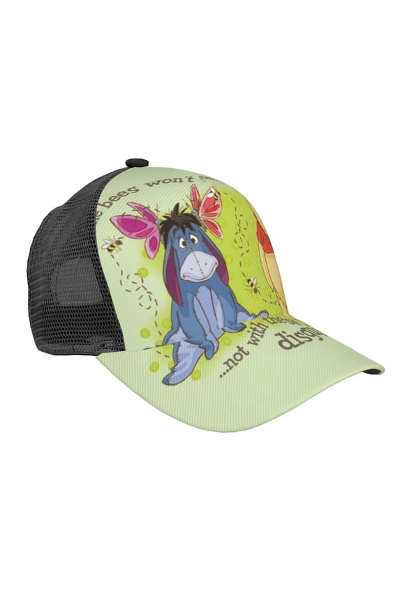 Unisex Ee-Yore Baseball Cap Adjustable Trucker Mesh Hat For Running Sports Hiking Camping