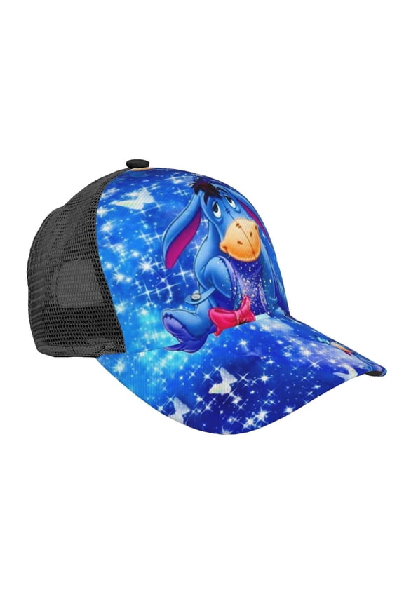 Unisex Ee-Yore Baseball Cap Adjustable Trucker Mesh Hat For Running Sports Hiking Camping