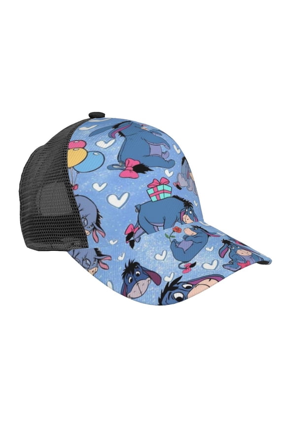 Unisex Ee-Yore Baseball Cap Adjustable Trucker Mesh Hat For Running Sports Hiking Camping