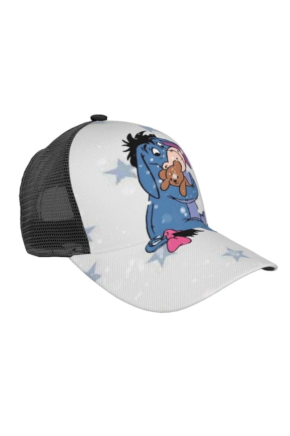 Unisex Ee-Yore Baseball Cap Adjustable Trucker Mesh Hat For Running Sports Hiking Camping