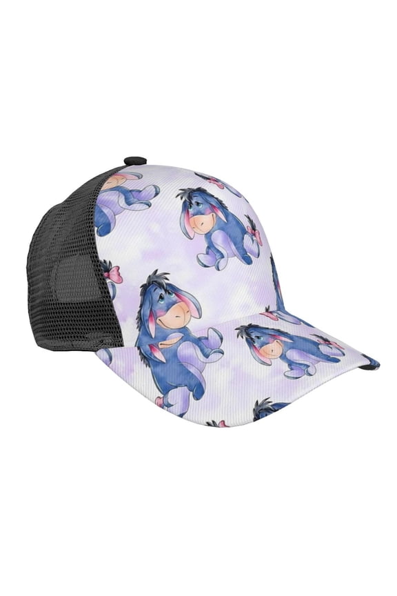 Unisex Ee-Yore Baseball Cap Adjustable Trucker Mesh Hat For Running Sports Hiking Camping