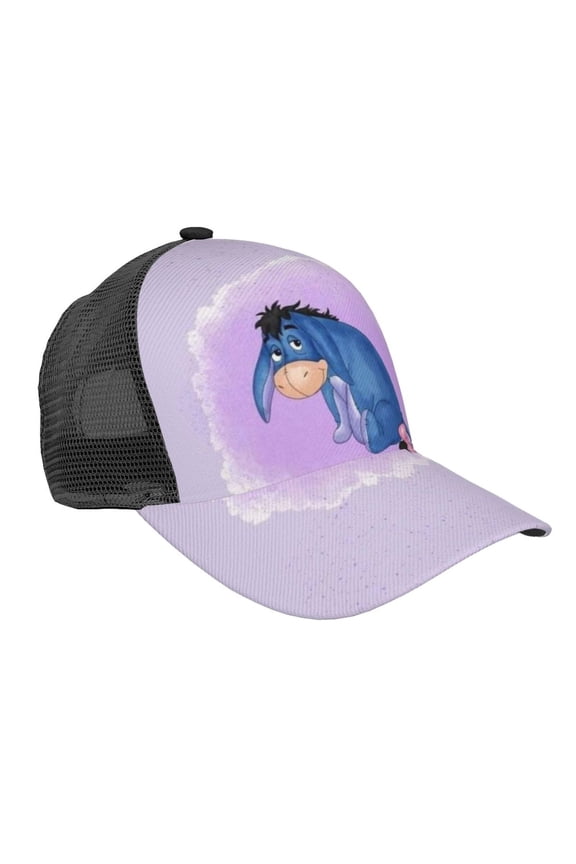 Unisex Ee-Yore Baseball Cap Adjustable Trucker Mesh Hat For Running Sports Hiking Camping