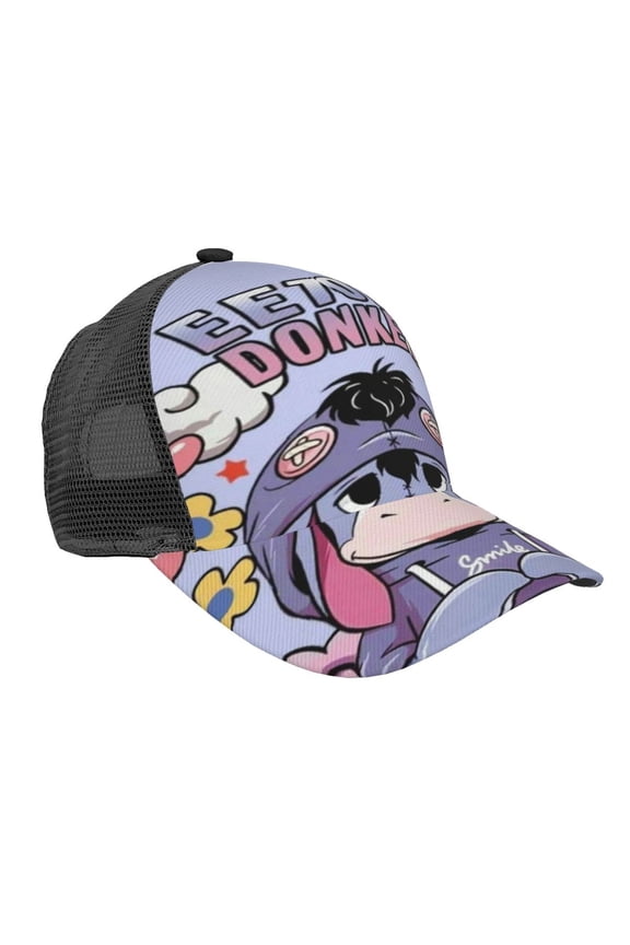 Unisex Ee-Yore Baseball Cap Adjustable Trucker Mesh Hat For Running Sports Hiking Camping