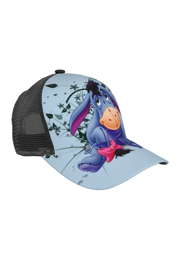 Unisex Ee-Yore Baseball Cap Adjustable Trucker Mesh Hat For Running Sports Hiking Camping