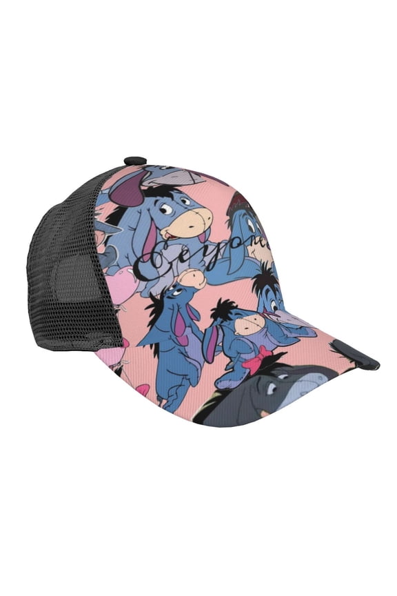 Unisex Ee-Yore Baseball Cap Adjustable Trucker Mesh Hat For Running Sports Hiking Camping