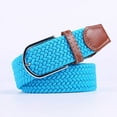thumbnail image 1 of Unisex Elastic Fabric Woven Casual Belt Pin Buckle Expandable Braided Stretch Canvas Simple and Stylish Leisure Men Women Belt, 1 of 7