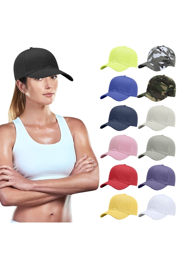Unisex Embroidered Baseball Cap Sun Protection Adjustable Hat for Outdoor Sports and Running
