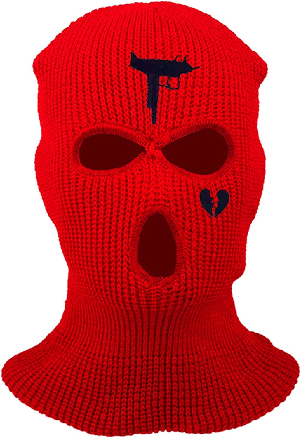 2022 New Neon Balaclava Gun-embroidered Three-hole Ski Mask Full Face Army  Tactical Mask Winter Warm Knitted Hat Bone Masculino - Skullies & Beanies -  AliExpress