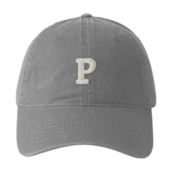 Unisex Embroidery P Letter Print Extended Brim Adjustable Baseball Hat Sunscreen Visor Sun Hat Fashion Accessories