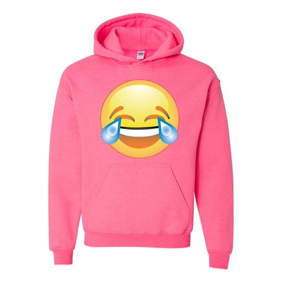 Unisex Emoji Laughing Tears Hoodie Sweatshirt