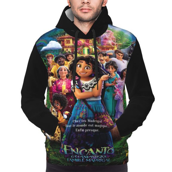 Unisex Encan-t Pullover Hoodies 3D Print Novelty Sweatshirts Hoodie with Pocket for Men Women