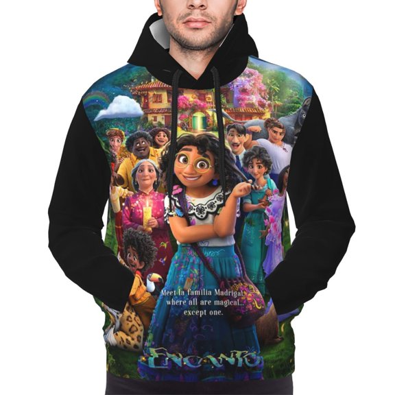 Unisex Encan-t Pullover Hoodies 3D Print Novelty Sweatshirts Hoodie with Pocket for Men Women