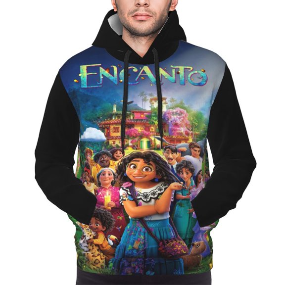 Unisex Encan-t Pullover Hoodies 3D Print Novelty Sweatshirts Hoodie with Pocket for Men Women