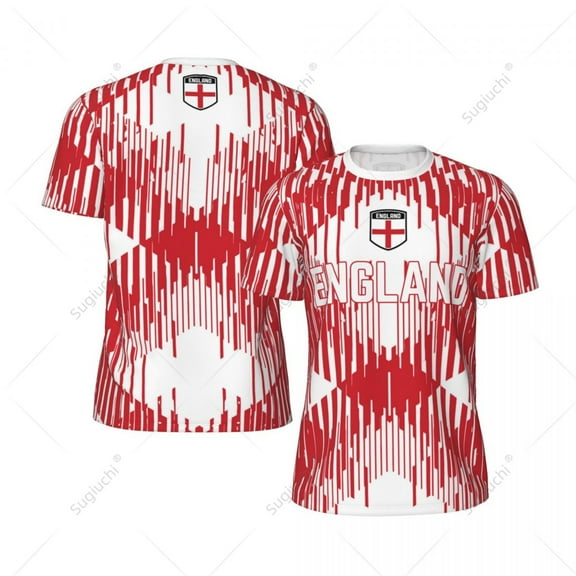 Unisex England flag 3D printed T-shirt fans mesh tshirt for running bike soccer tennis fitness sports exclusive