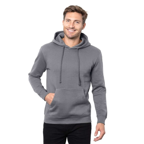 Threadfast Apparel T2000 Epic Fleece Pullover Hooded Sweatshirt-Charcoal-3XL