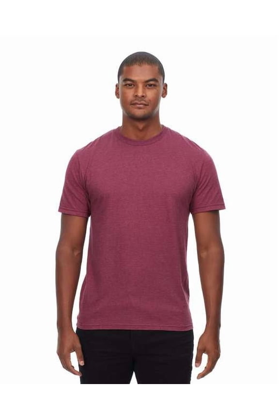 Unisex Epic Titan Collection CVC T-Shirt - Heather Maroon - Small