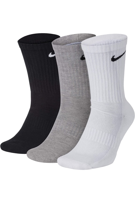 Unisex Everyday Cushion Crew 3 Pair Multi-color Medium