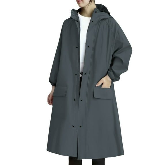 Unisex Extended Length Waterproof Raincoat with Reinforced Seams for Heavy Storm Protection All Season Wear