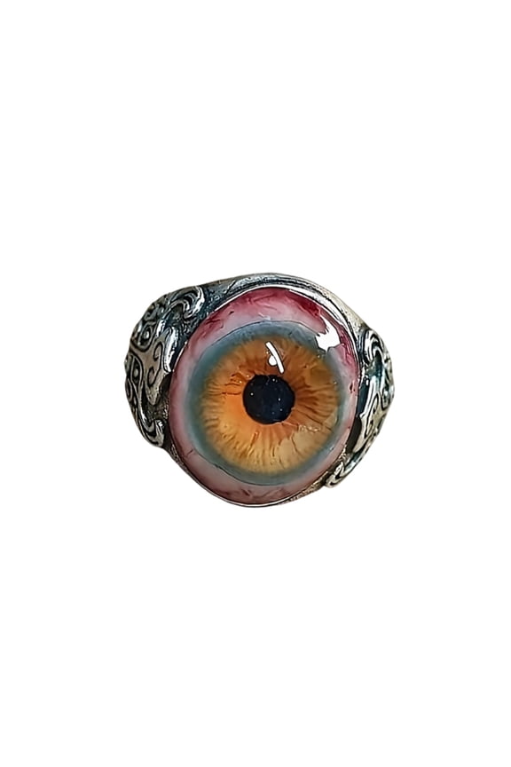 Unisex Eyeball Fashion Rings Gothic Horror Jewelry Vintage Styles Costume Accessory