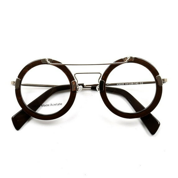 Unisex Eyeglasses Frames Vintage Round Glasses Thick Round Rim Acetate Eyeglasses