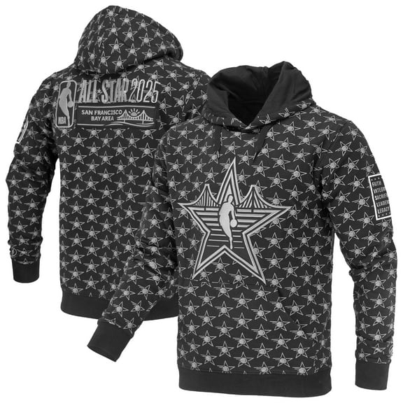 Unisex-FISLL  Black 2025 NBA All-Star Game Pullover Hoodie