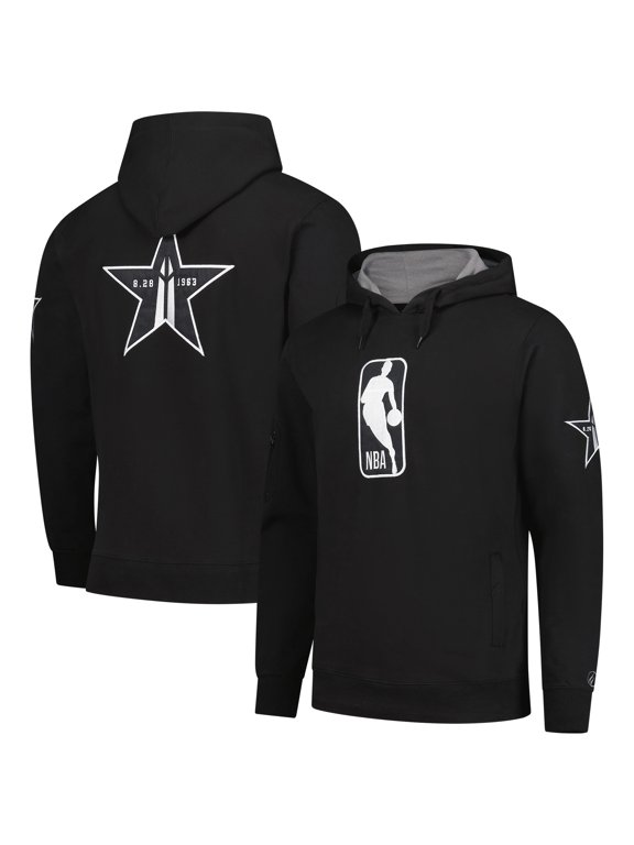 Unisex FISLL Black NBA Events Logoman Shadow Collection Pullover Hoodie