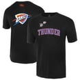 thumbnail image 1 of Unisex FISLL Black Oklahoma City Thunder Oversize Logo T-Shirt, 1 of 3
