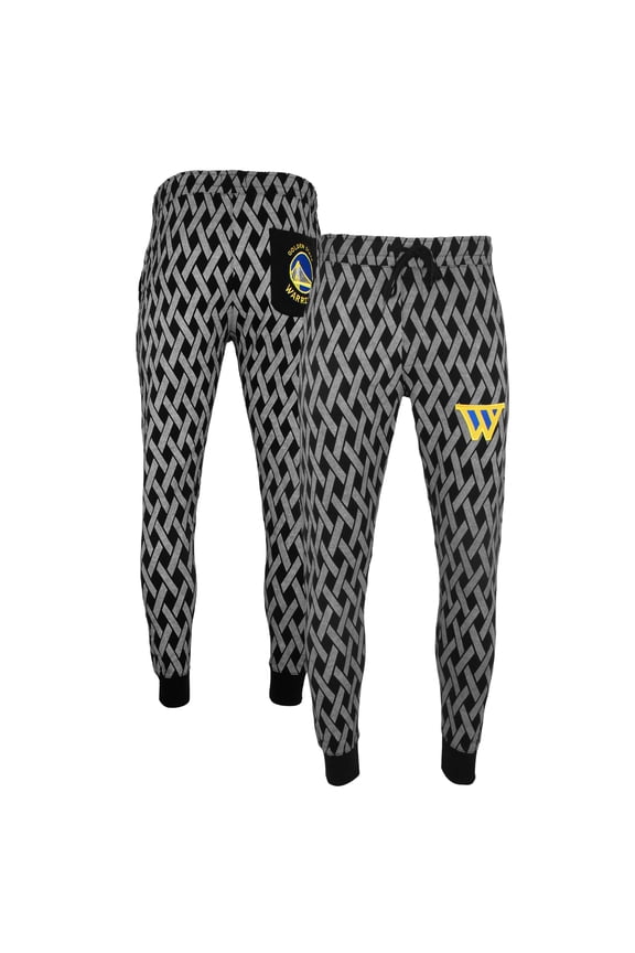 Unisex FISLL x Benny Gold Black Golden State Warriors Statement Edition Splash Net Jogger Pants