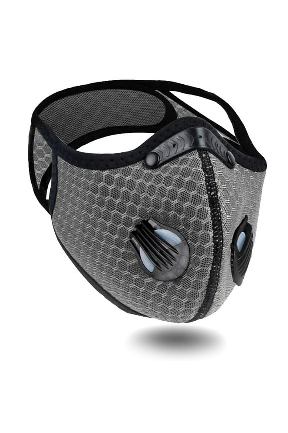 Unisex Face Mask 5 Layers Reusable Washable, Adjustable Earloop Fashionable Anti Haze Carbon Activated Valve Filter Air Purifying Cover Mask Adult Kid